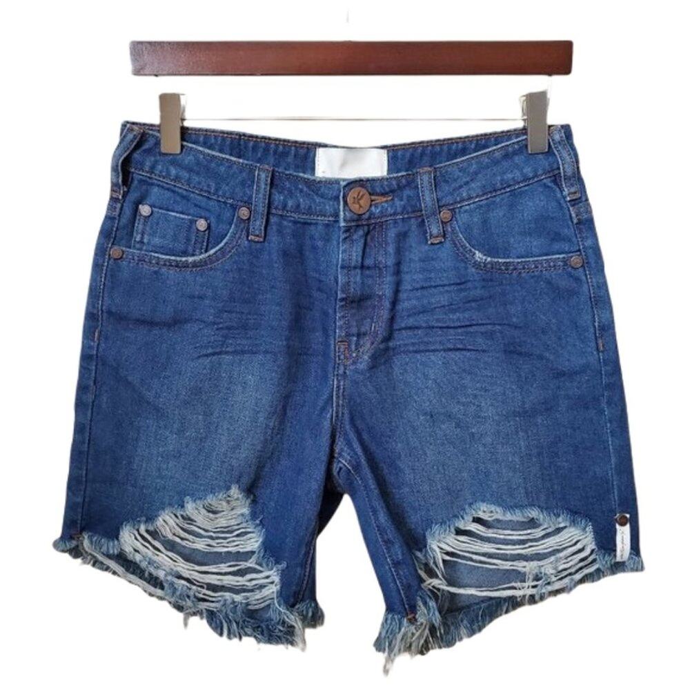 One Teaspoon Stevies Boyfriend Cutoff Shorts